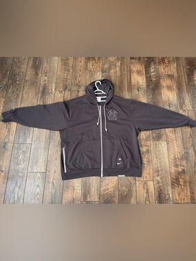 Nike New York Yankees Authentic Standard Issue Dri-Fit Thermal Hoodie Men's 4 XL